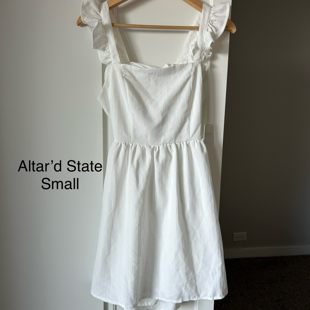 Altar'd State White Womens Dress Small